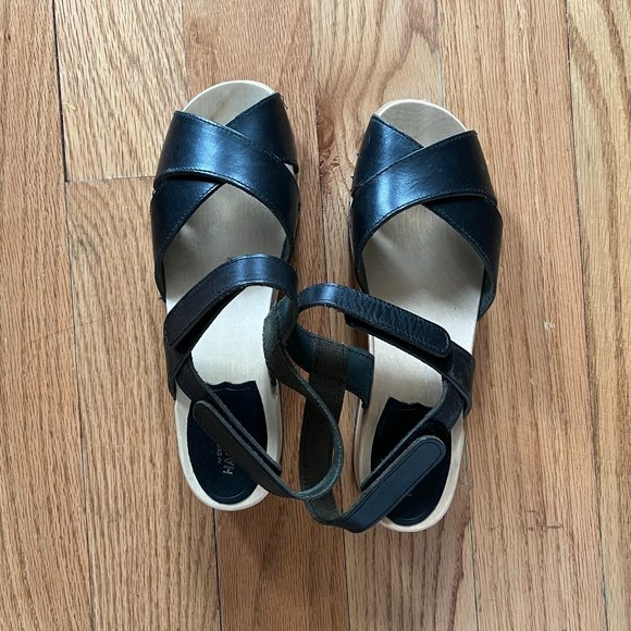 Swedish Hasbeens Shoes - Swedish Hasbeens Tracta Velcro Sandal